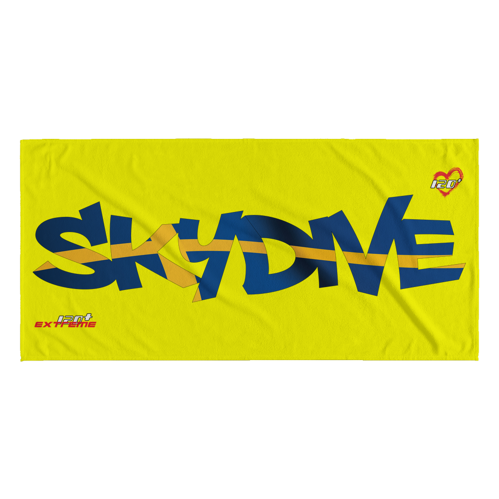 Skydiving T-shirts World Team - Skydive Sweden - Beach Towels in 10 Colors, Beach Towel, teelaunch, Skydiving Apparel, Skydiving Apparel, Skydiving Gear, Olympics, T-Shirts, Skydive Chicago, Skydive City, Skydive Perris, Drop Zone Apparel, USPA, united states parachute association, Freefly, BASE, World Record,