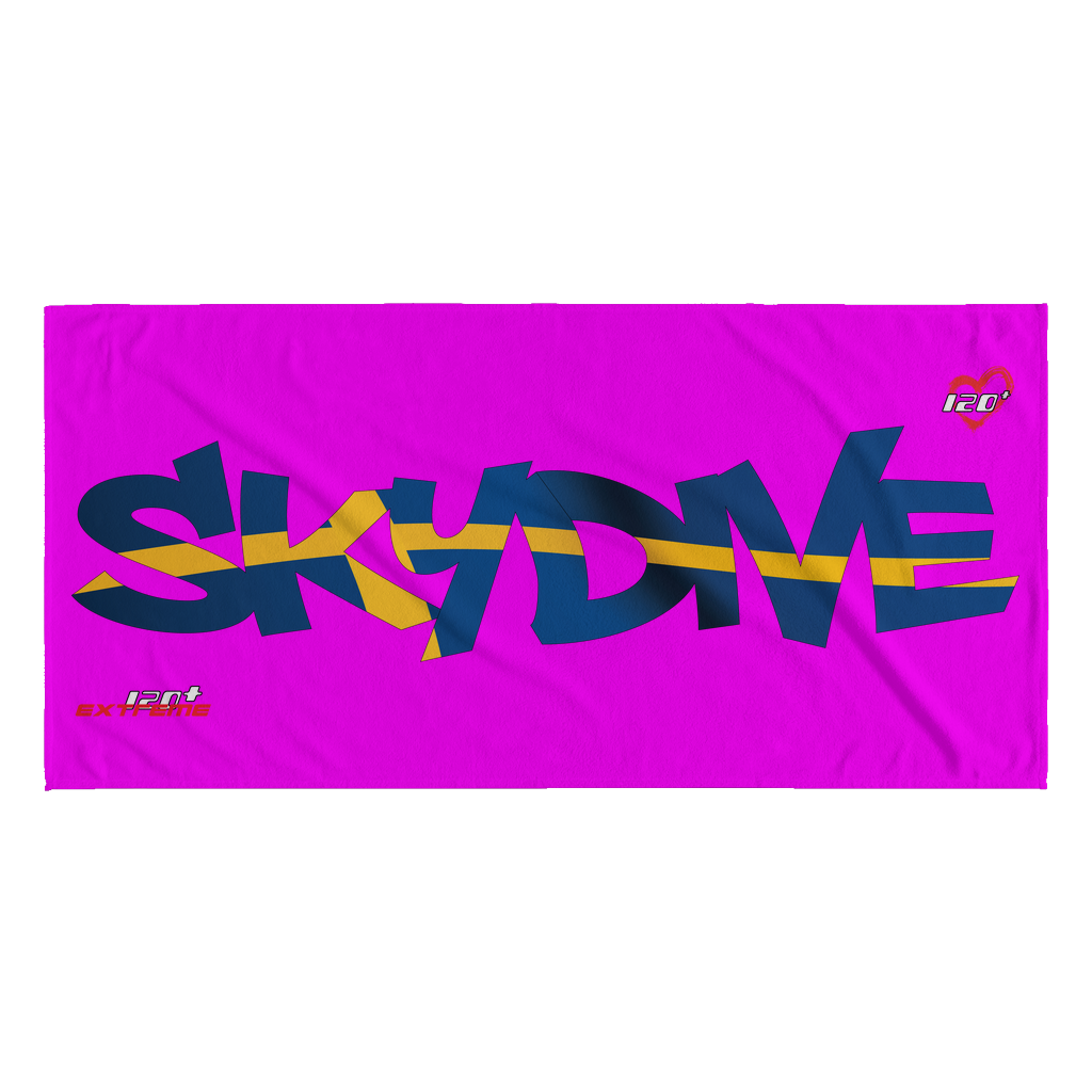 Skydiving T-shirts World Team - Skydive Sweden - Beach Towels in 10 Colors, Beach Towel, teelaunch, Skydiving Apparel, Skydiving Apparel, Skydiving Gear, Olympics, T-Shirts, Skydive Chicago, Skydive City, Skydive Perris, Drop Zone Apparel, USPA, united states parachute association, Freefly, BASE, World Record,