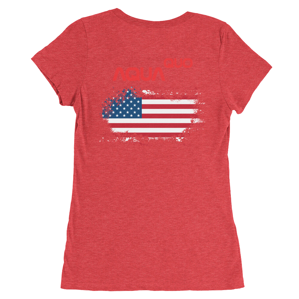Skydiving T-shirts AquaQuo - "My Status Quo is Aqua Quo" - Ladies' T-Shirt, , Skydiving Apparel ™, Skydiving Apparel, Skydiving Apparel, Skydiving Gear, Olympics, T-Shirts, Skydive Chicago, Skydive City, Skydive Perris, Drop Zone Apparel, USPA, united states parachute association, Freefly, BASE, World Record,