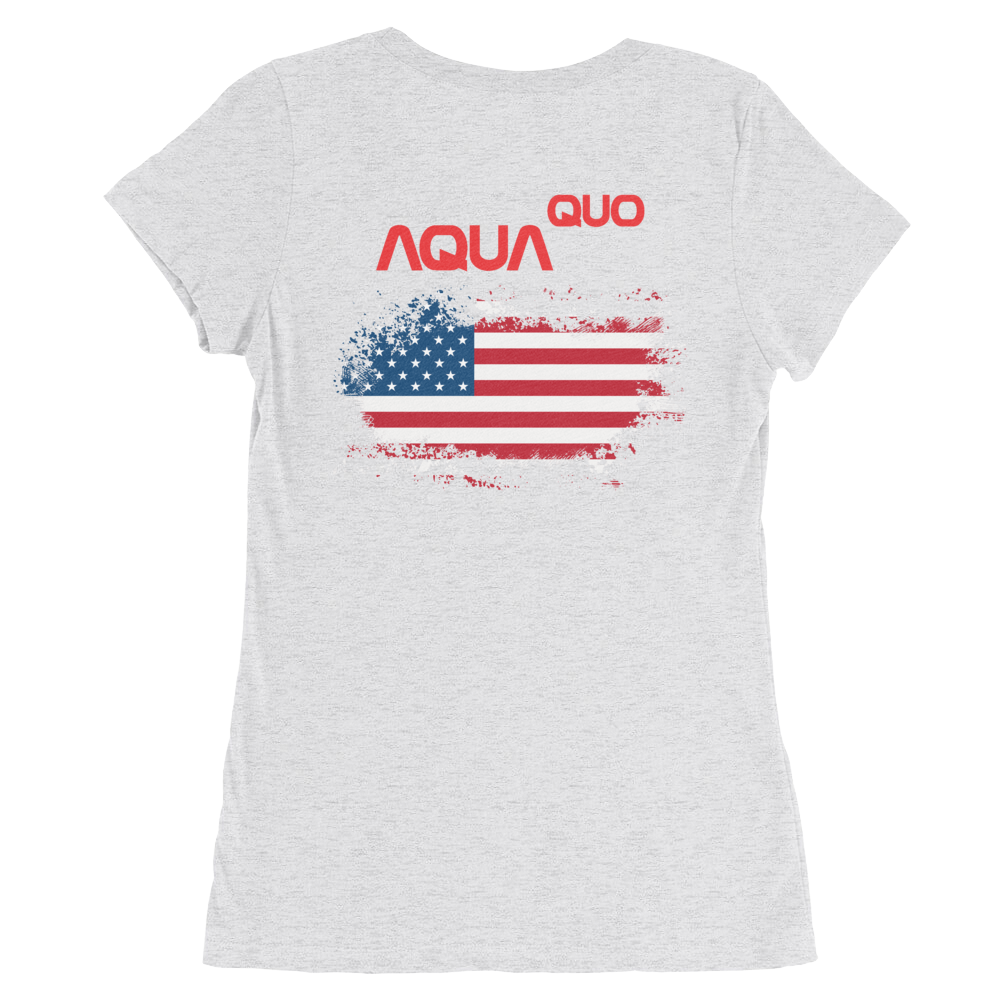 Skydiving T-shirts AquaQuo - "My Status Quo is Aqua Quo" - Ladies' T-Shirt, , Skydiving Apparel ™, Skydiving Apparel, Skydiving Apparel, Skydiving Gear, Olympics, T-Shirts, Skydive Chicago, Skydive City, Skydive Perris, Drop Zone Apparel, USPA, united states parachute association, Freefly, BASE, World Record,