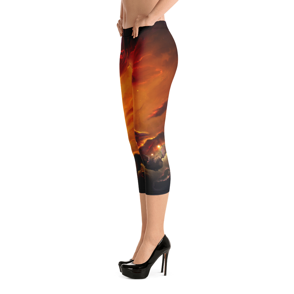 Skydiving T-shirts Galaxy - Nebula - Interstellar Milky-Way - Capri Leggings, Leggings, Skydiving Apparel, Skydiving Apparel, Skydiving Apparel, Skydiving Gear, Olympics, T-Shirts, Skydive Chicago, Skydive City, Skydive Perris, Drop Zone Apparel, USPA, united states parachute association, Freefly, BASE, World Record,