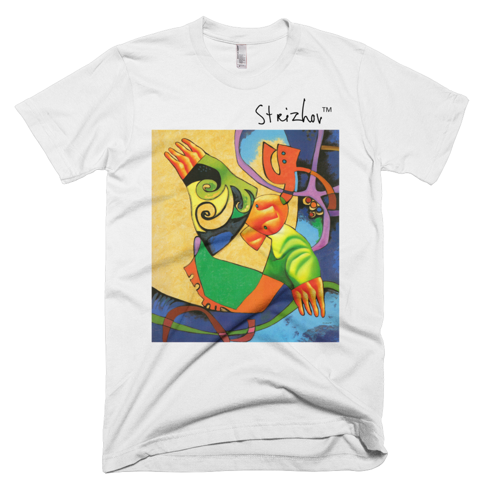 Skydiving T-shirts Strizhov™ by Dmitri Strizhov - 'Art History Written In Electricity - 1997' - T-Shirt, , Strizhov™, Skydiving Apparel, Skydiving Apparel, Skydiving Gear, Olympics, T-Shirts, Skydive Chicago, Skydive City, Skydive Perris, Drop Zone Apparel, USPA, united states parachute association, Freefly, BASE, World Record,