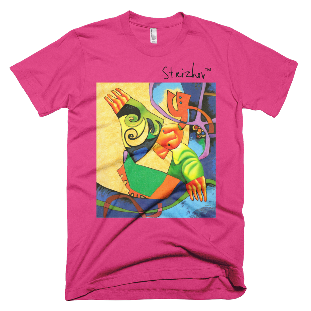 Skydiving T-shirts Strizhov™ by Dmitri Strizhov - 'Art History Written In Electricity - 1997' - T-Shirt, , Strizhov™, Skydiving Apparel, Skydiving Apparel, Skydiving Gear, Olympics, T-Shirts, Skydive Chicago, Skydive City, Skydive Perris, Drop Zone Apparel, USPA, united states parachute association, Freefly, BASE, World Record,