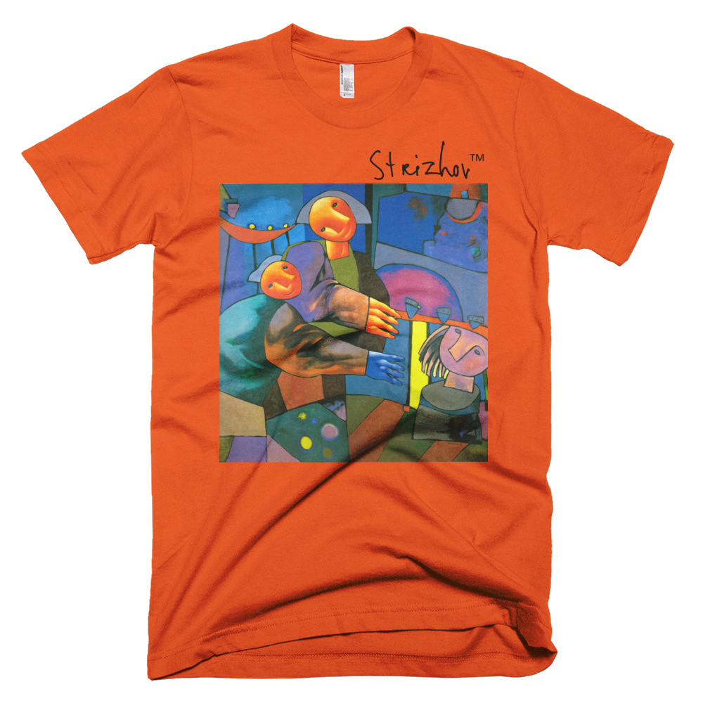 Skydiving T-shirts Strizhov™ by Dmitri Strizhov - 'Sculptors - 1996' - T-Shirt, , Strizhov™, Skydiving Apparel, Skydiving Apparel, Skydiving Gear, Olympics, T-Shirts, Skydive Chicago, Skydive City, Skydive Perris, Drop Zone Apparel, USPA, united states parachute association, Freefly, BASE, World Record,