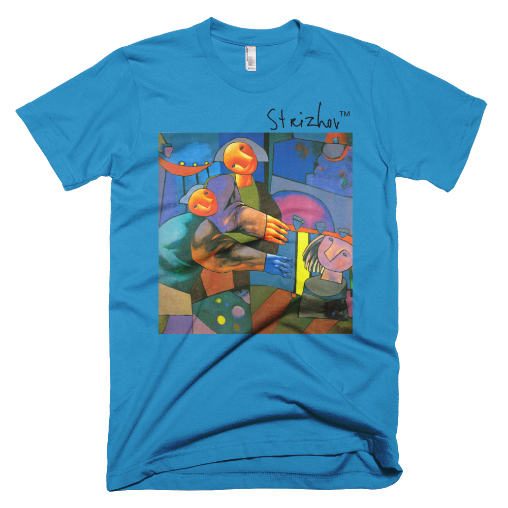 Skydiving T-shirts Strizhov™ by Dmitri Strizhov - 'Sculptors - 1996' - T-Shirt, , Strizhov™, Skydiving Apparel, Skydiving Apparel, Skydiving Gear, Olympics, T-Shirts, Skydive Chicago, Skydive City, Skydive Perris, Drop Zone Apparel, USPA, united states parachute association, Freefly, BASE, World Record,