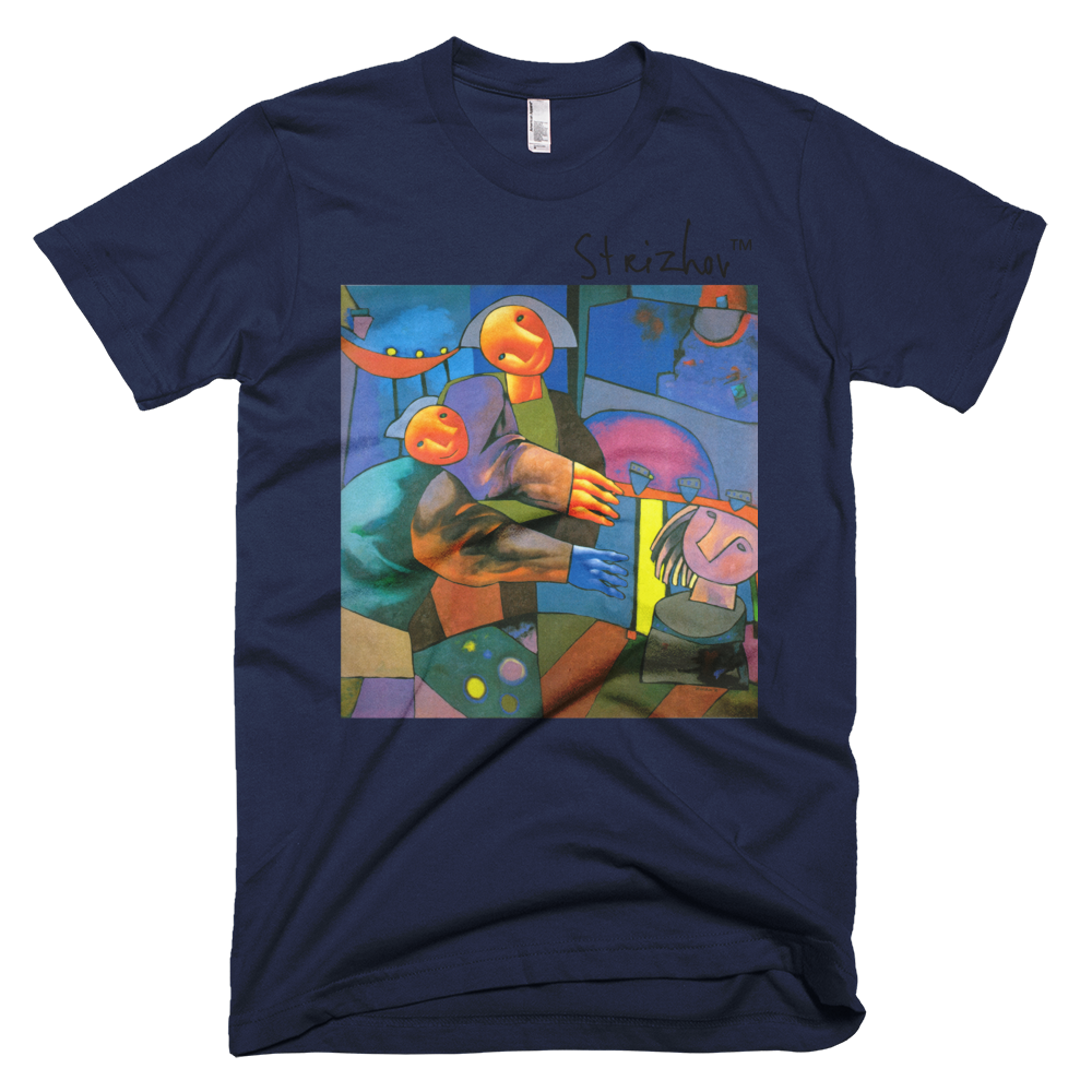 Skydiving T-shirts Strizhov™ by Dmitri Strizhov - 'Sculptors - 1996' - T-Shirt, , Strizhov™, Skydiving Apparel, Skydiving Apparel, Skydiving Gear, Olympics, T-Shirts, Skydive Chicago, Skydive City, Skydive Perris, Drop Zone Apparel, USPA, united states parachute association, Freefly, BASE, World Record,