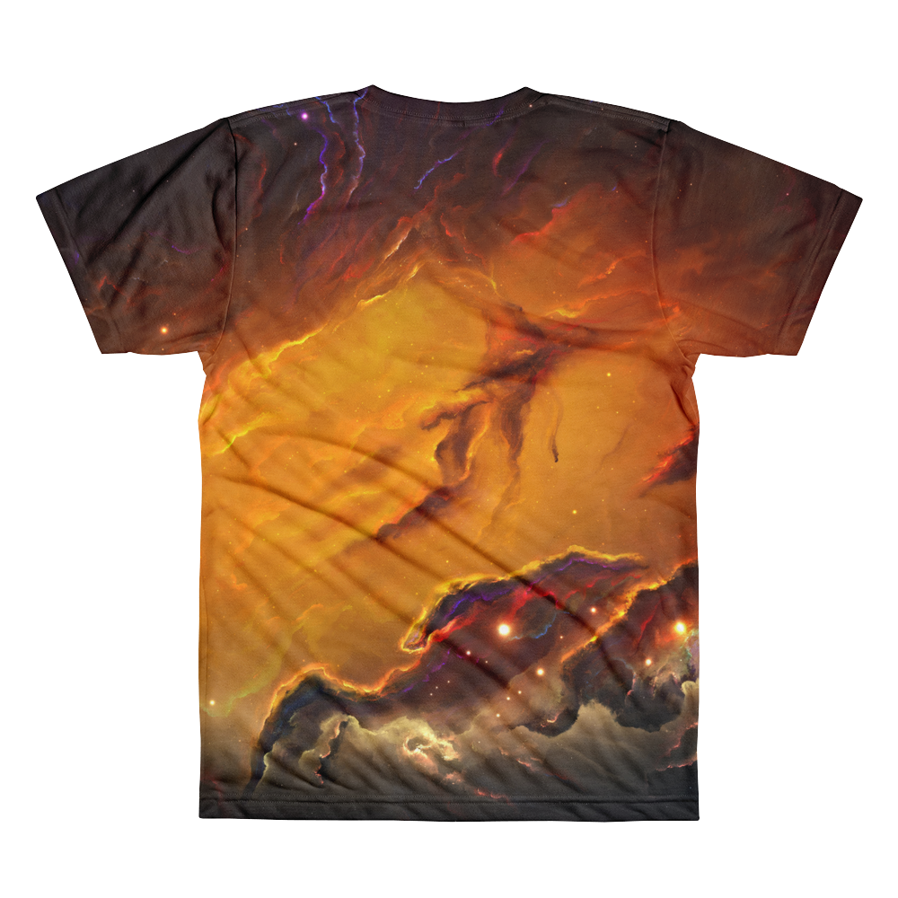 Cosmo - Nebula Interstellar - Galaxy - Milky-Way - Short sleeve men’s, image size:1000x1000