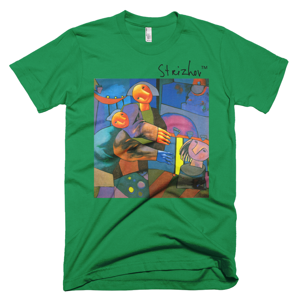 Skydiving T-shirts Strizhov™ by Dmitri Strizhov - 'Sculptors - 1996' - T-Shirt, , Strizhov™, Skydiving Apparel, Skydiving Apparel, Skydiving Gear, Olympics, T-Shirts, Skydive Chicago, Skydive City, Skydive Perris, Drop Zone Apparel, USPA, united states parachute association, Freefly, BASE, World Record,