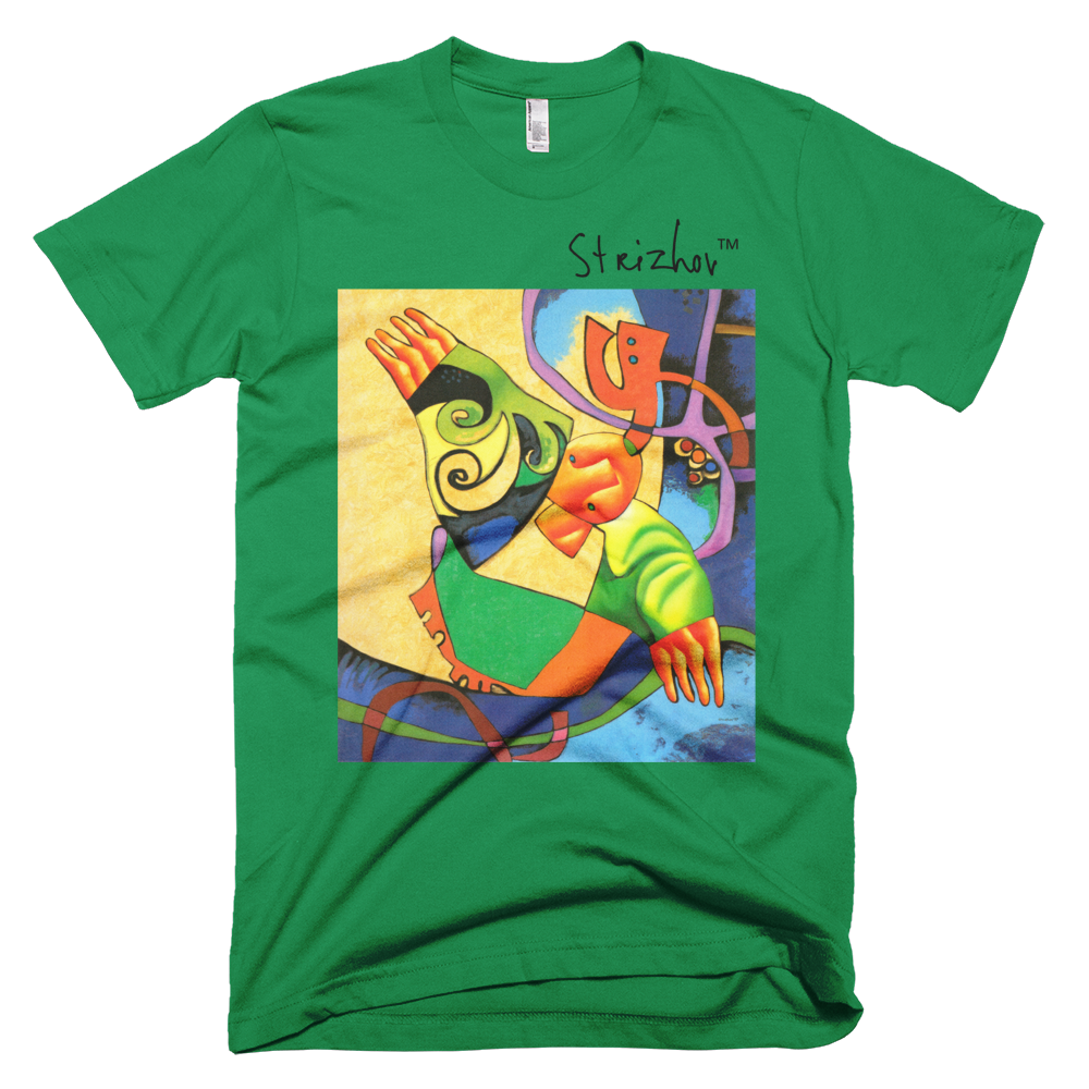 Skydiving T-shirts Strizhov™ by Dmitri Strizhov - 'Art History Written In Electricity - 1997' - T-Shirt, , Strizhov™, Skydiving Apparel, Skydiving Apparel, Skydiving Gear, Olympics, T-Shirts, Skydive Chicago, Skydive City, Skydive Perris, Drop Zone Apparel, USPA, united states parachute association, Freefly, BASE, World Record,