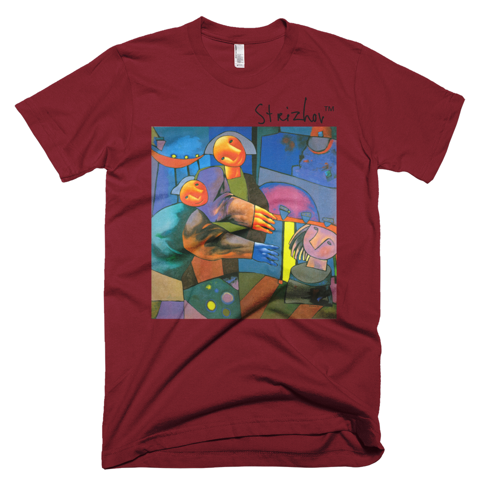 Skydiving T-shirts Strizhov™ by Dmitri Strizhov - 'Sculptors - 1996' - T-Shirt, , Strizhov™, Skydiving Apparel, Skydiving Apparel, Skydiving Gear, Olympics, T-Shirts, Skydive Chicago, Skydive City, Skydive Perris, Drop Zone Apparel, USPA, united states parachute association, Freefly, BASE, World Record,