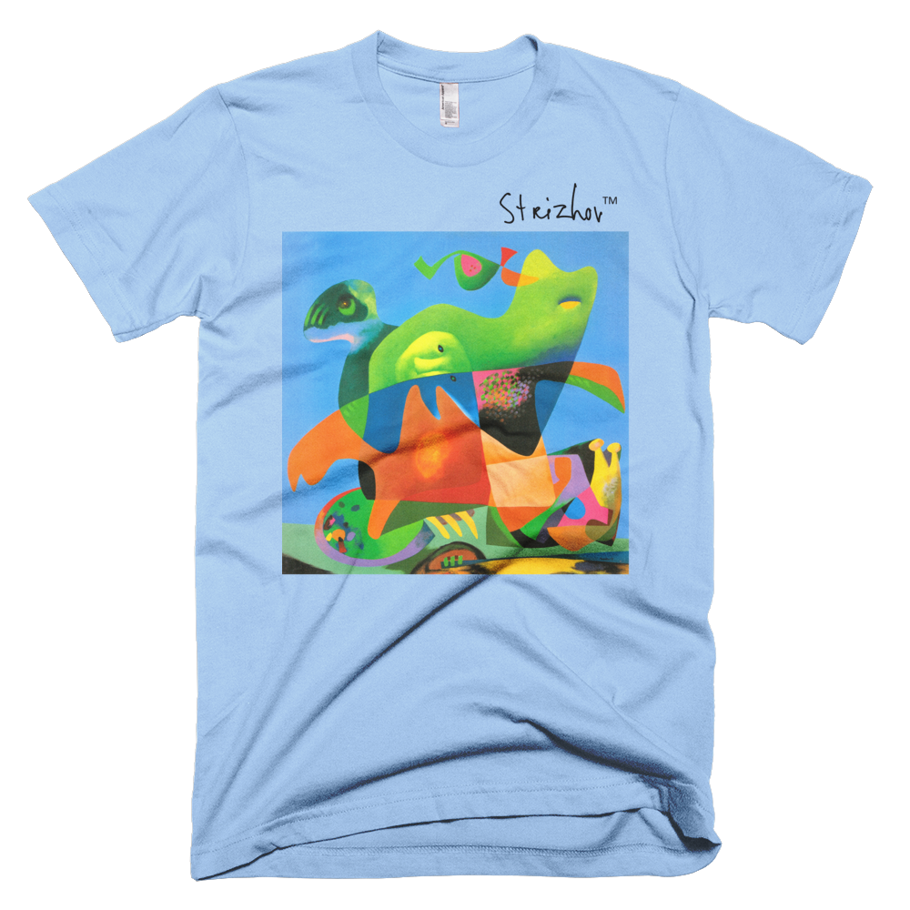 Skydiving T-shirts Strizhov™ by Dmitri Strizhov - 'Green Cat - 1997' - T-Shirt, , Strizhov™, Skydiving Apparel, Skydiving Apparel, Skydiving Gear, Olympics, T-Shirts, Skydive Chicago, Skydive City, Skydive Perris, Drop Zone Apparel, USPA, united states parachute association, Freefly, BASE, World Record,