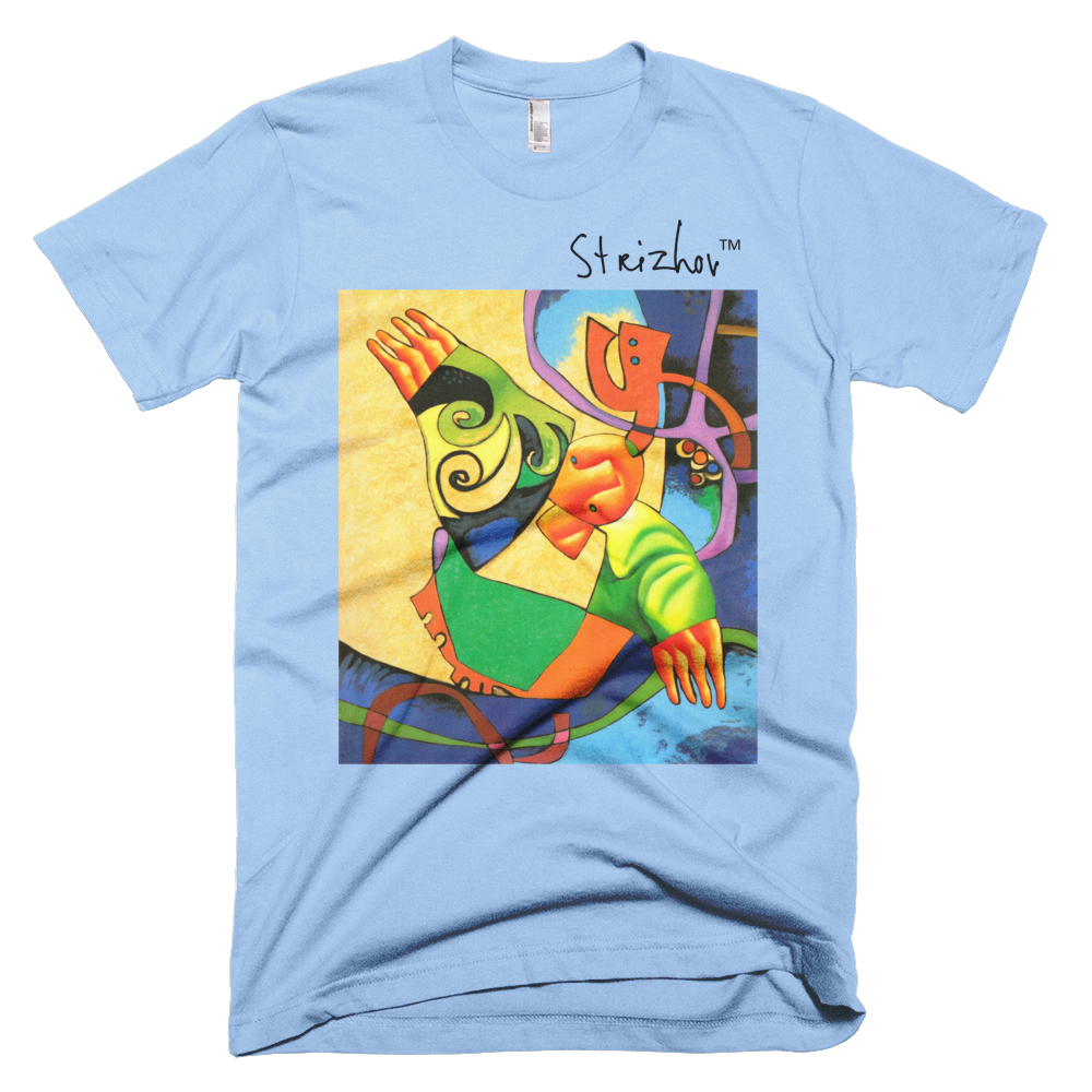 Skydiving T-shirts Strizhov™ by Dmitri Strizhov - 'Art History Written In Electricity - 1997' - T-Shirt, , Strizhov™, Skydiving Apparel, Skydiving Apparel, Skydiving Gear, Olympics, T-Shirts, Skydive Chicago, Skydive City, Skydive Perris, Drop Zone Apparel, USPA, united states parachute association, Freefly, BASE, World Record,