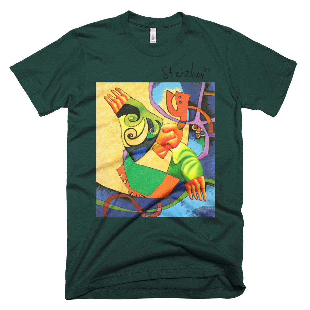 Skydiving T-shirts Strizhov™ by Dmitri Strizhov - 'Art History Written In Electricity - 1997' - T-Shirt, , Strizhov™, Skydiving Apparel, Skydiving Apparel, Skydiving Gear, Olympics, T-Shirts, Skydive Chicago, Skydive City, Skydive Perris, Drop Zone Apparel, USPA, united states parachute association, Freefly, BASE, World Record,
