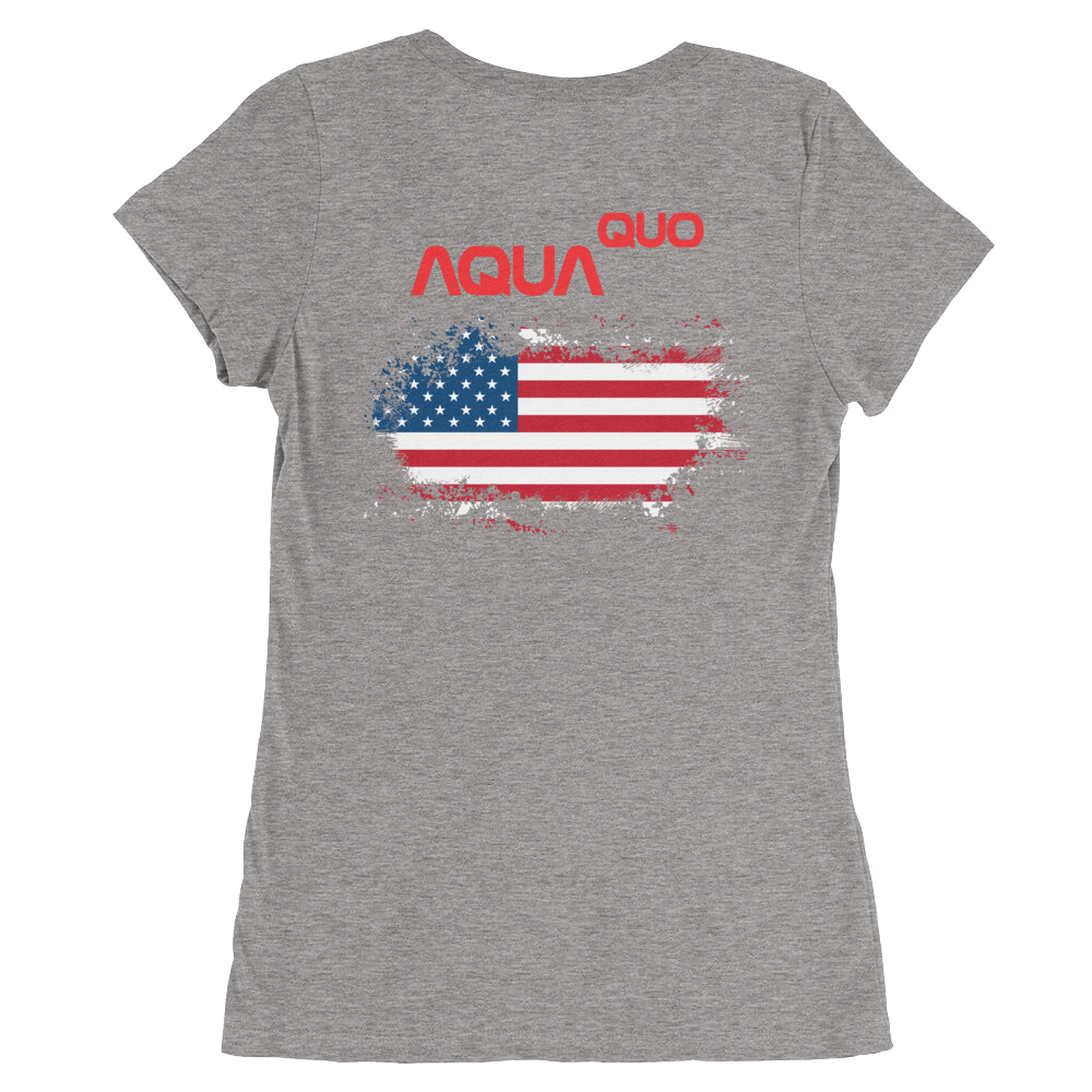 Skydiving T-shirts AquaQuo - "My Status Quo is Aqua Quo" - Ladies' T-Shirt, , Skydiving Apparel ™, Skydiving Apparel, Skydiving Apparel, Skydiving Gear, Olympics, T-Shirts, Skydive Chicago, Skydive City, Skydive Perris, Drop Zone Apparel, USPA, united states parachute association, Freefly, BASE, World Record,