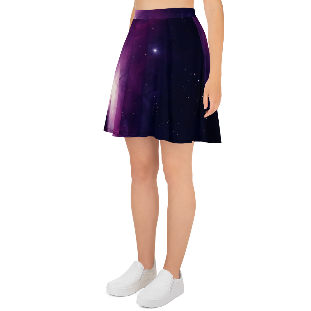 Skydiving T-shirts Galaxy - Orion Purple Nebula - Skater Skirt, Skirts, Skydiving Apparel, Skydiving Apparel, Skydiving Apparel, Skydiving Gear, Olympics, T-Shirts, Skydive Chicago, Skydive City, Skydive Perris, Drop Zone Apparel, USPA, united states parachute association, Freefly, BASE, World Record,