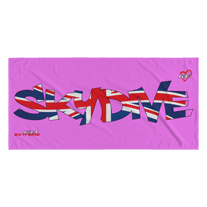 Skydiving T-shirts World Team - Skydive United Kingdom - Beach Towels in 10 Colors, Beach Towel, teelaunch, Skydiving Apparel, Skydiving Apparel, Skydiving Gear, Olympics, T-Shirts, Skydive Chicago, Skydive City, Skydive Perris, Drop Zone Apparel, USPA, united states parachute association, Freefly, BASE, World Record,