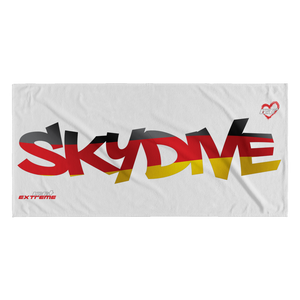 Skydiving T-shirts World Team - Skydive Germany - Beach Towels in 10 Colors, Beach Towel, teelaunch, Skydiving Apparel, Skydiving Apparel, Skydiving Gear, Olympics, T-Shirts, Skydive Chicago, Skydive City, Skydive Perris, Drop Zone Apparel, USPA, united states parachute association, Freefly, BASE, World Record,