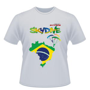 Skydiving T-shirts - Skydive All World - BRAZIL - Unisex Tee -, Shirts, Skydiving Apparel, Skydiving Apparel, Skydiving Apparel, Skydiving Gear, Olympics, T-Shirts, Skydive Chicago, Skydive City, Skydive Perris, Drop Zone Apparel, USPA, united states parachute association, Freefly, BASE, World Record,
