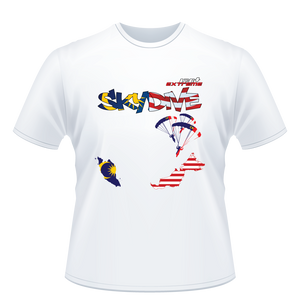 Skydiving T-shirts - Skydive World - MALAYSIA - Cotton Tee -, Shirts, Skydiving Apparel, Skydiving Apparel, Skydiving Apparel, Skydiving Gear, Olympics, T-Shirts, Skydive Chicago, Skydive City, Skydive Perris, Drop Zone Apparel, USPA, united states parachute association, Freefly, BASE, World Record,