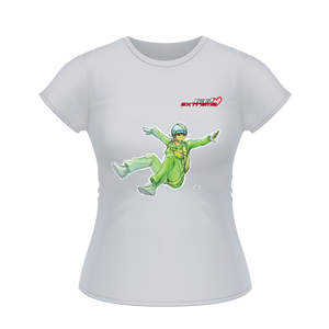 Skydiving T-shirts I Love Skydive - Sit-Fly - Short Sleeve Women's T-shirt, Shirts, Skydiving Apparel, Skydiving Apparel, Skydiving Apparel, Skydiving Gear, Olympics, T-Shirts, Skydive Chicago, Skydive City, Skydive Perris, Drop Zone Apparel, USPA, united states parachute association, Freefly, BASE, World Record,