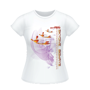 Skydiving T-shirts - Skydiving T-Shirt - Skydive BIGWAYS - Women`s Tee -, Shirts, Skydiving Apparel, Skydiving Apparel, Skydiving Apparel, Skydiving Gear, Olympics, T-Shirts, Skydive Chicago, Skydive City, Skydive Perris, Drop Zone Apparel, USPA, united states parachute association, Freefly, BASE, World Record,