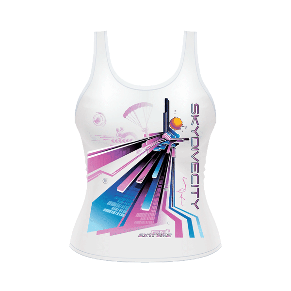 Skydiving T-shirts Ladies' Tank - Skydive City - Flamingo, Tanks, Skydiving Apparel, Skydiving Apparel, Skydiving Apparel, Skydiving Gear, Olympics, T-Shirts, Skydive Chicago, Skydive City, Skydive Perris, Drop Zone Apparel, USPA, united states parachute association, Freefly, BASE, World Record,