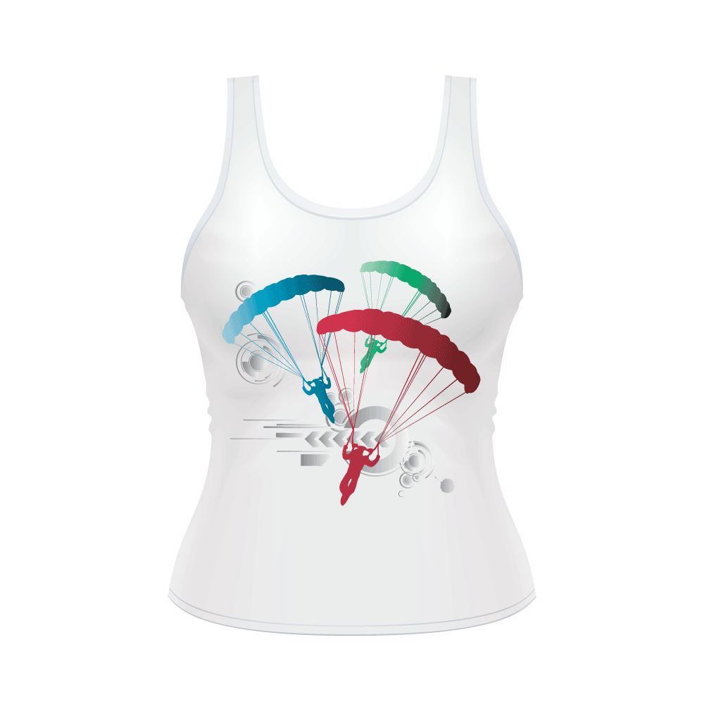 Skydiving T-shirts Ladies' Tank - Skydive Competition, Tanks, Skydiving Apparel, Skydiving Apparel, Skydiving Apparel, Skydiving Gear, Olympics, T-Shirts, Skydive Chicago, Skydive City, Skydive Perris, Drop Zone Apparel, USPA, united states parachute association, Freefly, BASE, World Record,