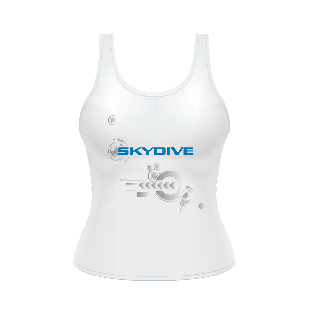 Skydiving T-shirts Ladies' Tank - Skydive Competition - Silver Edition, Tanks, Skydiving Apparel, Skydiving Apparel, Skydiving Apparel, Skydiving Gear, Olympics, T-Shirts, Skydive Chicago, Skydive City, Skydive Perris, Drop Zone Apparel, USPA, united states parachute association, Freefly, BASE, World Record,
