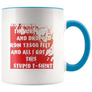 Skydiving T-shirts I ♡ Skydive - First Jump - Your lovely skydiving mug, Colored Mugs, teelaunch, Skydiving Apparel, Skydiving Apparel, Skydiving Gear, Olympics, T-Shirts, Skydive Chicago, Skydive City, Skydive Perris, Drop Zone Apparel, USPA, united states parachute association, Freefly, BASE, World Record,