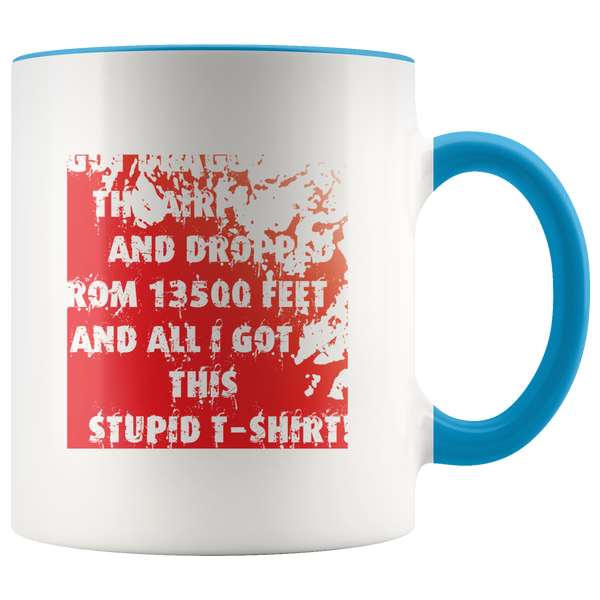 Skydiving T-shirts I ♡ Skydive - First Jump - Your lovely skydiving mug, Colored Mugs, teelaunch, Skydiving Apparel, Skydiving Apparel, Skydiving Gear, Olympics, T-Shirts, Skydive Chicago, Skydive City, Skydive Perris, Drop Zone Apparel, USPA, united states parachute association, Freefly, BASE, World Record,