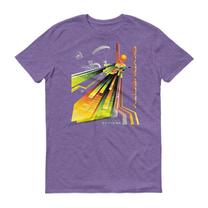 Skydiving T-shirts Skydive City - Sunrise - Men`s Colored T-Shirts, Men's Colored Tees, Skydiving Apparel, Skydiving Apparel, Skydiving Apparel, Skydiving Gear, Olympics, T-Shirts, Skydive Chicago, Skydive City, Skydive Perris, Drop Zone Apparel, USPA, united states parachute association, Freefly, BASE, World Record,