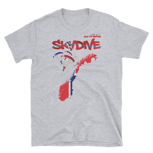 Skydiving T-shirts - Skydive World - NORWAY - Cotton Tee -, Shirts, Skydiving Apparel, Skydiving Apparel, Skydiving Apparel, Skydiving Gear, Olympics, T-Shirts, Skydive Chicago, Skydive City, Skydive Perris, Drop Zone Apparel, USPA, united states parachute association, Freefly, BASE, World Record,