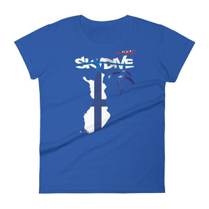 Skydiving T-shirts - Skydive All World - FINLAND - Ladies' Tee -, Shirts, Skydiving Apparel, Skydiving Apparel, Skydiving Apparel, Skydiving Gear, Olympics, T-Shirts, Skydive Chicago, Skydive City, Skydive Perris, Drop Zone Apparel, USPA, united states parachute association, Freefly, BASE, World Record,