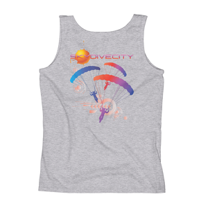 Skydiving T-shirts Ladies' Tank - Skydive City - Sunset, Tanks, Skydiving Apparel, Skydiving Apparel, Skydiving Apparel, Skydiving Gear, Olympics, T-Shirts, Skydive Chicago, Skydive City, Skydive Perris, Drop Zone Apparel, USPA, united states parachute association, Freefly, BASE, World Record,