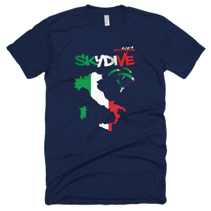 Skydiving T-shirts - Skydive All World - ITALY - Unisex Tee -, Shirts, Skydiving Apparel, Skydiving Apparel, Skydiving Apparel, Skydiving Gear, Olympics, T-Shirts, Skydive Chicago, Skydive City, Skydive Perris, Drop Zone Apparel, USPA, united states parachute association, Freefly, BASE, World Record,
