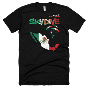 Skydiving T-shirts - Skydive All World - MEXICO - Unisex Tee -, Shirts, Skydiving Apparel, Skydiving Apparel, Skydiving Apparel, Skydiving Gear, Olympics, T-Shirts, Skydive Chicago, Skydive City, Skydive Perris, Drop Zone Apparel, USPA, united states parachute association, Freefly, BASE, World Record,