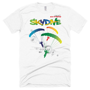 Skydiving T-shirts - Skydive Around - BRAZIL - Unisex Tee -, Shirts, Skydiving Apparel, Skydiving Apparel, Skydiving Apparel, Skydiving Gear, Olympics, T-Shirts, Skydive Chicago, Skydive City, Skydive Perris, Drop Zone Apparel, USPA, united states parachute association, Freefly, BASE, World Record,