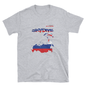 Skydiving T-shirts - Skydive World - RUSSIA - Cotton Tee -, Shirts, Skydiving Apparel, Skydiving Apparel, Skydiving Apparel, Skydiving Gear, Olympics, T-Shirts, Skydive Chicago, Skydive City, Skydive Perris, Drop Zone Apparel, USPA, united states parachute association, Freefly, BASE, World Record,