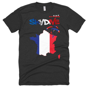 Skydiving T-shirts - Skydive All World - FRANCE - Unisex Tee -, Shirts, Skydiving Apparel, Skydiving Apparel, Skydiving Apparel, Skydiving Gear, Olympics, T-Shirts, Skydive Chicago, Skydive City, Skydive Perris, Drop Zone Apparel, USPA, united states parachute association, Freefly, BASE, World Record,
