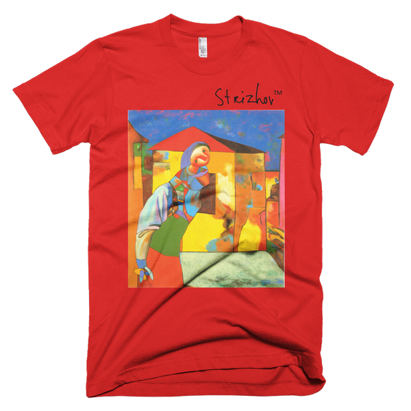 Skydiving T-shirts Strizhov™ by Dmitri Strizhov - 'Landscape with Alina - 1997' - T-Shirt, , Strizhov™, Skydiving Apparel, Skydiving Apparel, Skydiving Gear, Olympics, T-Shirts, Skydive Chicago, Skydive City, Skydive Perris, Drop Zone Apparel, USPA, united states parachute association, Freefly, BASE, World Record,