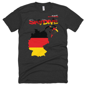 Skydiving T-shirts - Skydive All World - GERMANY - Unisex Tee -, Shirts, Skydiving Apparel, Skydiving Apparel, Skydiving Apparel, Skydiving Gear, Olympics, T-Shirts, Skydive Chicago, Skydive City, Skydive Perris, Drop Zone Apparel, USPA, united states parachute association, Freefly, BASE, World Record,