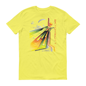 Skydiving T-shirts Skydive City - Sunrise - Men`s Colored T-Shirts, Men's Colored Tees, Skydiving Apparel, Skydiving Apparel, Skydiving Apparel, Skydiving Gear, Olympics, T-Shirts, Skydive Chicago, Skydive City, Skydive Perris, Drop Zone Apparel, USPA, united states parachute association, Freefly, BASE, World Record,