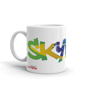 Skydiving T-shirts Skydiving Mug Team Brazil, White Mugs, Skydiving Apparel, Skydiving Apparel, Skydiving Apparel, Skydiving Gear, Olympics, T-Shirts, Skydive Chicago, Skydive City, Skydive Perris, Drop Zone Apparel, USPA, united states parachute association, Freefly, BASE, World Record,