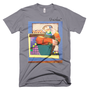 Skydiving T-shirts Strizhov™ by Dmitri Strizhov - 'Answer Passing The Questions - 1994' - T-Shirt, , Strizhov™, Skydiving Apparel, Skydiving Apparel, Skydiving Gear, Olympics, T-Shirts, Skydive Chicago, Skydive City, Skydive Perris, Drop Zone Apparel, USPA, united states parachute association, Freefly, BASE, World Record,