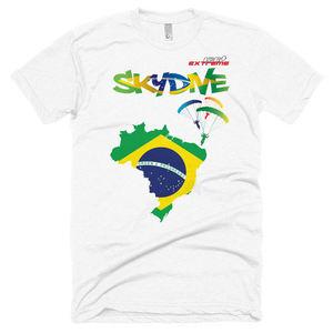 Skydiving T-shirts - Skydive All World - BRAZIL - Unisex Tee -, Shirts, Skydiving Apparel, Skydiving Apparel, Skydiving Apparel, Skydiving Gear, Olympics, T-Shirts, Skydive Chicago, Skydive City, Skydive Perris, Drop Zone Apparel, USPA, united states parachute association, Freefly, BASE, World Record,