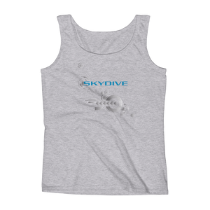 Skydiving T-shirts Ladies' Tank - Skydive Competition - Silver Edition, Tanks, Skydiving Apparel, Skydiving Apparel, Skydiving Apparel, Skydiving Gear, Olympics, T-Shirts, Skydive Chicago, Skydive City, Skydive Perris, Drop Zone Apparel, USPA, united states parachute association, Freefly, BASE, World Record,