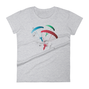 Skydiving T-shirts Skydive Competition - Women`s Colored T-Shirts, Women's Colored Tees, Skydiving Apparel, Skydiving Apparel, Skydiving Apparel, Skydiving Gear, Olympics, T-Shirts, Skydive Chicago, Skydive City, Skydive Perris, Drop Zone Apparel, USPA, united states parachute association, Freefly, BASE, World Record,