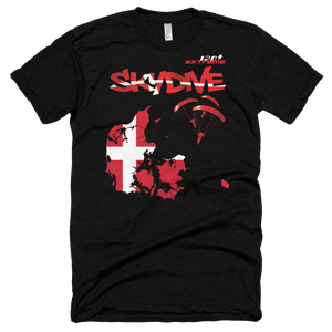 Skydiving T-shirts - Skydive All World - DENMARK - Unisex Tee -, Shirts, Skydiving Apparel, Skydiving Apparel, Skydiving Apparel, Skydiving Gear, Olympics, T-Shirts, Skydive Chicago, Skydive City, Skydive Perris, Drop Zone Apparel, USPA, united states parachute association, Freefly, BASE, World Record,