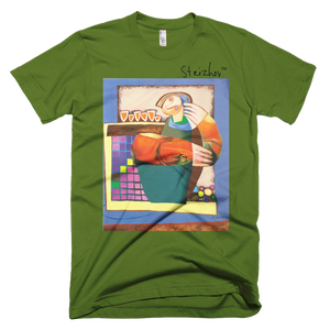 Skydiving T-shirts Strizhov™ by Dmitri Strizhov - 'Answer Passing The Questions - 1994' - T-Shirt, , Strizhov™, Skydiving Apparel, Skydiving Apparel, Skydiving Gear, Olympics, T-Shirts, Skydive Chicago, Skydive City, Skydive Perris, Drop Zone Apparel, USPA, united states parachute association, Freefly, BASE, World Record,