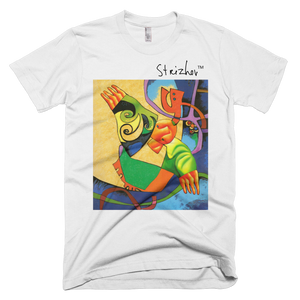 Skydiving T-shirts Strizhov™ by Dmitri Strizhov - 'Art History Written In Electricity - 1997' - T-Shirt, , Strizhov™, Skydiving Apparel, Skydiving Apparel, Skydiving Gear, Olympics, T-Shirts, Skydive Chicago, Skydive City, Skydive Perris, Drop Zone Apparel, USPA, united states parachute association, Freefly, BASE, World Record,